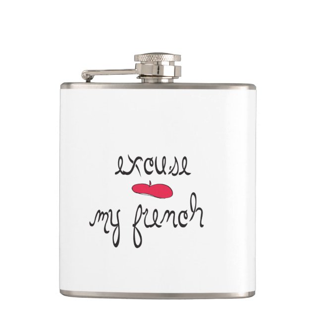 Cantil Desculpe meu francês com Beret (Frente)
