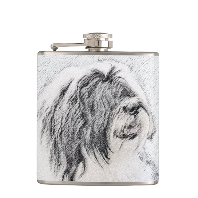 Cantil Desenho Collie Com Carapaça - Arte Cachorra Origin (Frente)
