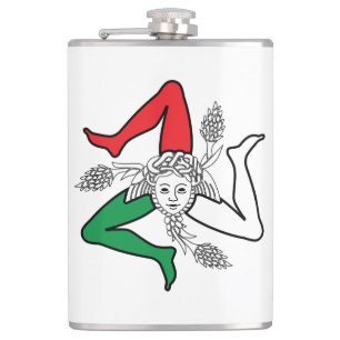 Cantil Desenho da Medusa Trinacria Siciliana