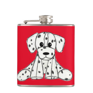 Cantil Desenho de cão de pelúcia Dalmaciano em forma de