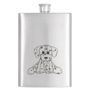 Cantil Desenho de cão de pelúcia Dalmaciano em forma de