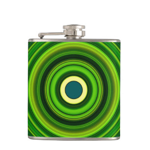 Cantil Desenho de Mandala Verde Geométrica-64055