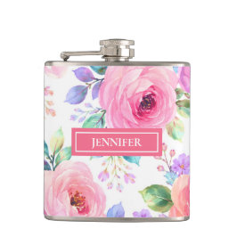 Cantil Desenho de nome personalizado boho floral ao nasce