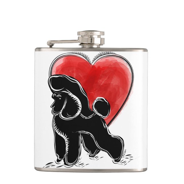 Cantil Desenho de Poodle (Frente)