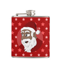 Desenho do Papai Noel Negro
