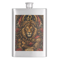 Desenho zodiacal masculino celestial de Leão