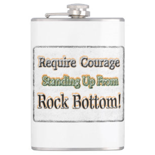 Cantil Design Bonita Sobre Coragem Em Pé De Papel Redond