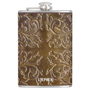 Cantil Design de Cobre Gravado Falso