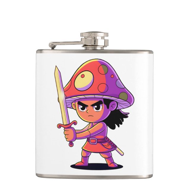 Cantil Design de Combate de Cogumelo Negrito (Frente)