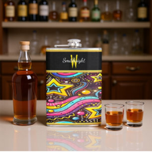 Cantil Design de espiral de Starry colorida