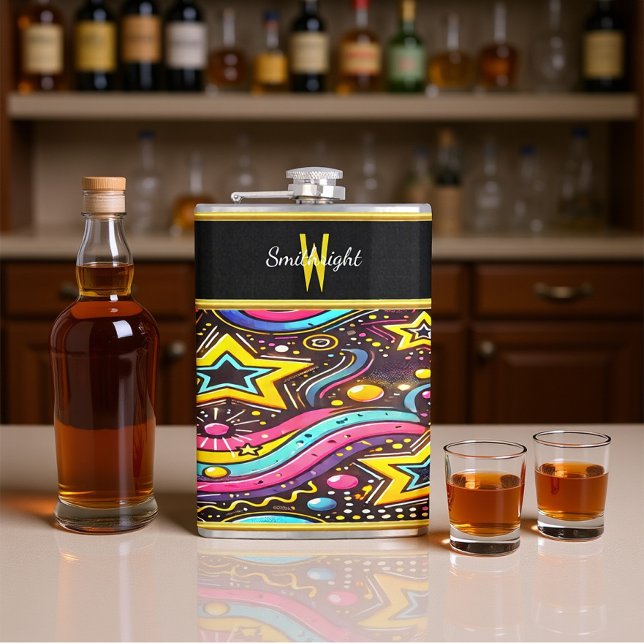 Cantil Design de espiral de Starry colorida (Criador carregado)