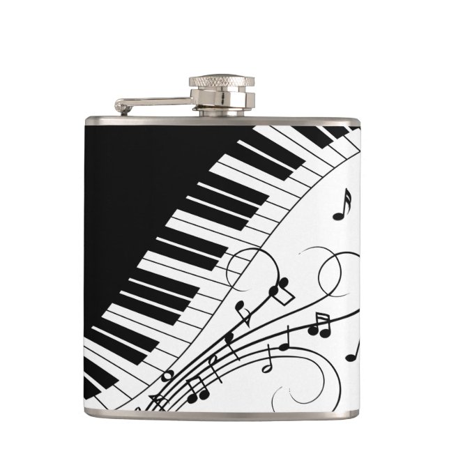 Cantil Design de Música do Teclado Piano (Frente)