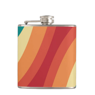 Cantil Design de ondas de estilo retrorreflector multicol