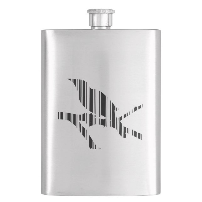 CANTIL DESIGN DE PADRÃO DE CÓDIGO DE BARRAS DE MOCKINGBIR (Frente)