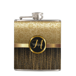 Cantil Design de Padrão de Ouro de Monograma da Escala Su