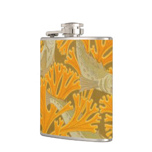 Cantil Design de Peixe de Deco de Arte Vintage e Coral Am