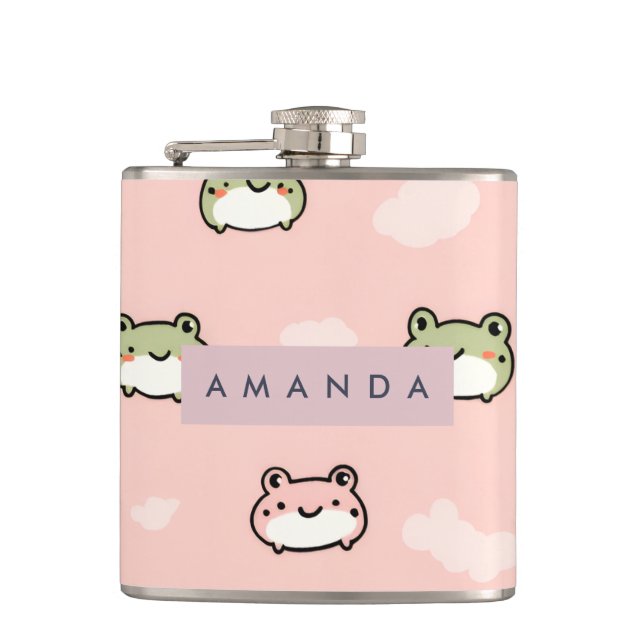 Cantil Design de Sapo de Pastel de Kawaii Cute Personaliz (Frente)