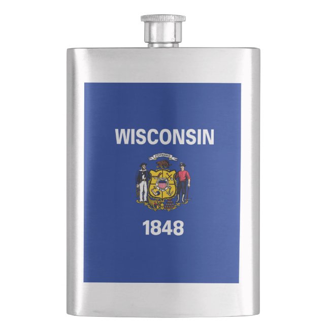 Cantil Design de Sinalizador do Estado de Wisconsin (Frente)