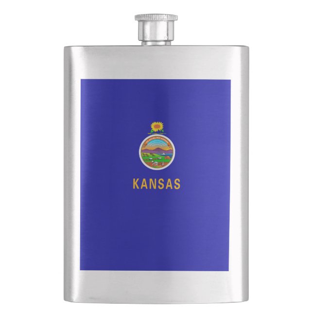 Cantil Design de Sinalizador do Estado do Kansas (Frente)