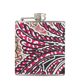 Cantil Design decorativa com vermelho vívido e alfinete