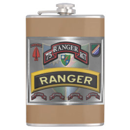 Cantil Design do 75º Regimento Ranger emoldurado