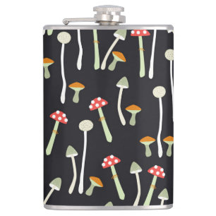 Cantil Design do padrão dos cogumelos do outono.