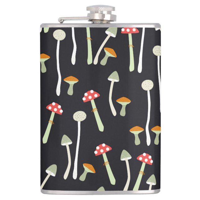 Cantil Design do padrão dos cogumelos do outono. (Frente)