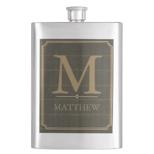 Cantil Design Personalizado em Tweed Vintage e Dourado