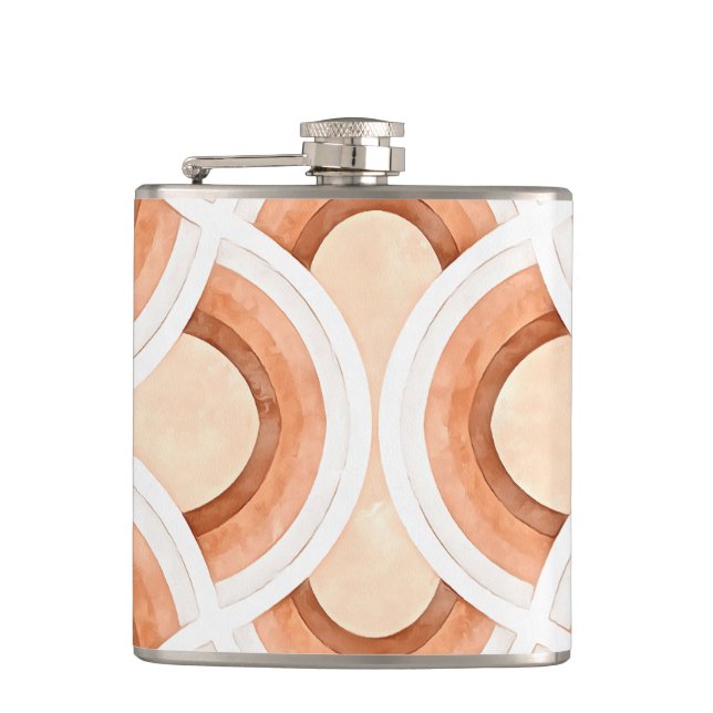 Cantil Design Retro Arco-íris em Pastel Rust e Deserto (Frente)