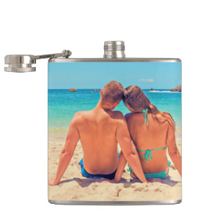 Cantil Design Your Own Photo Flask Gift Personalized