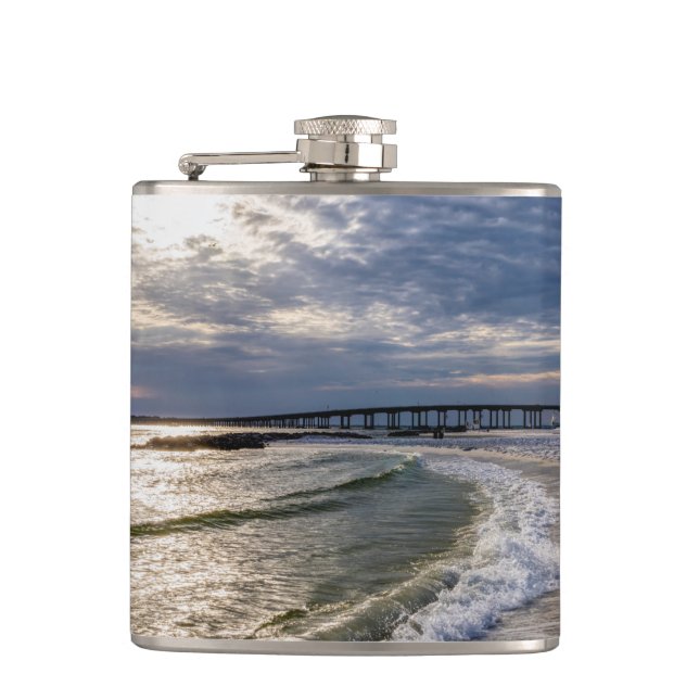 Cantil Destruin Florida Evening Waves Flask (Frente)