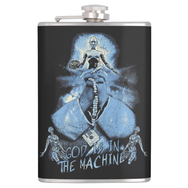 Cantil Deus está na máquina - Design Techno-Dystopian (Frente)