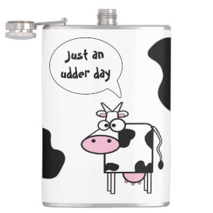 Cantil Dia Divertido da Vaca de Desenho Animado Fofa Teta