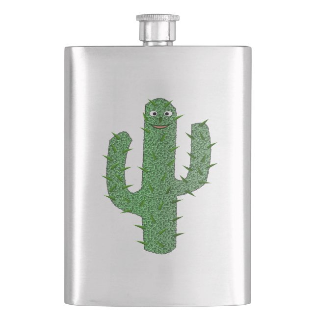 Cantil Dia dos Mortos Felizes Cactus (Frente)