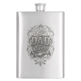 Cantil Dia dos Pais Frasco de Aço Inoxidável 8 oz