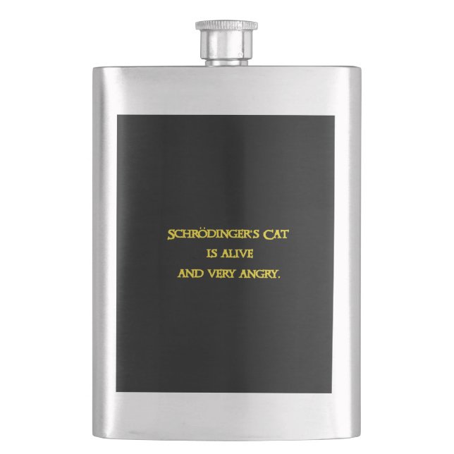 Cantil Dilema Quântico Divertido - O Gato de Schrödinger  (Frente)