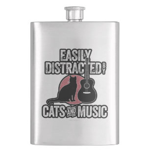 Cantil Distração fácil de gatos e música