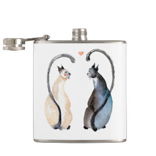 Cantil Dois gatos apaixonados