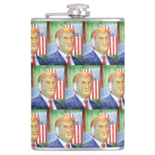 Cantil Donald Trump Van Gogh Vinyl Wrapped