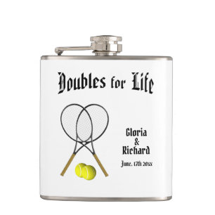 Cantil Doubles for Life Tênis Wedding
