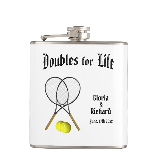 Cantil Doubles for Life Tênis Wedding (Frente)