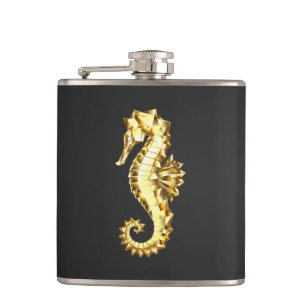 Cantil Dourado Cavalo de Mar Poligonal