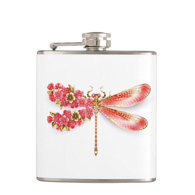 Cantil Dragonfly com joalheria sakura (Frente)