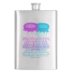 Cantil Duas Jellyfish de desenho animado