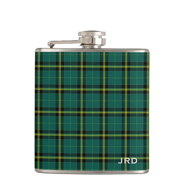 Cantil Duffy Tartan Monograma - Xadrez Verde Brilhante (Frente)