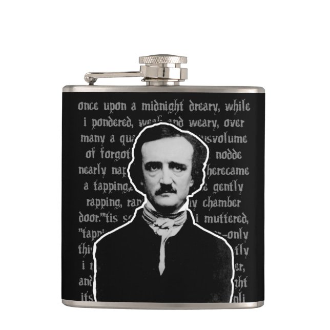 Cantil Edgar Allan Poe Flask (Frente)