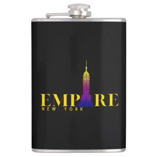 Cantil Edifício Empire State-Nova York-Dourado Vibrante