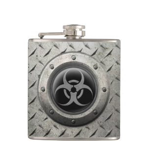 Cantil Efeito industrial cinzento e preto do aço do