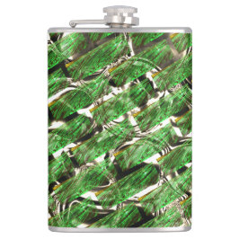 Cantil Efeito verde claro na parede e bolhas esbranquiçad