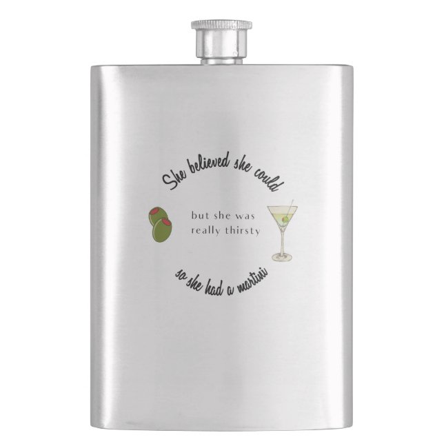 Cantil Ela acreditava que poderia, então tinha um Martini (Frente)